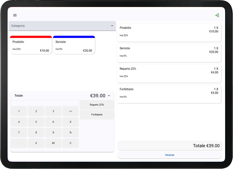 Disponibile per tablet
